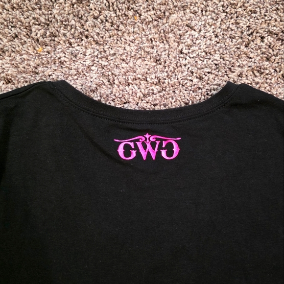 Girls With Guns- GWG- Rhinestone Long Sleeve T- Size Medium - Picture 7 of 7